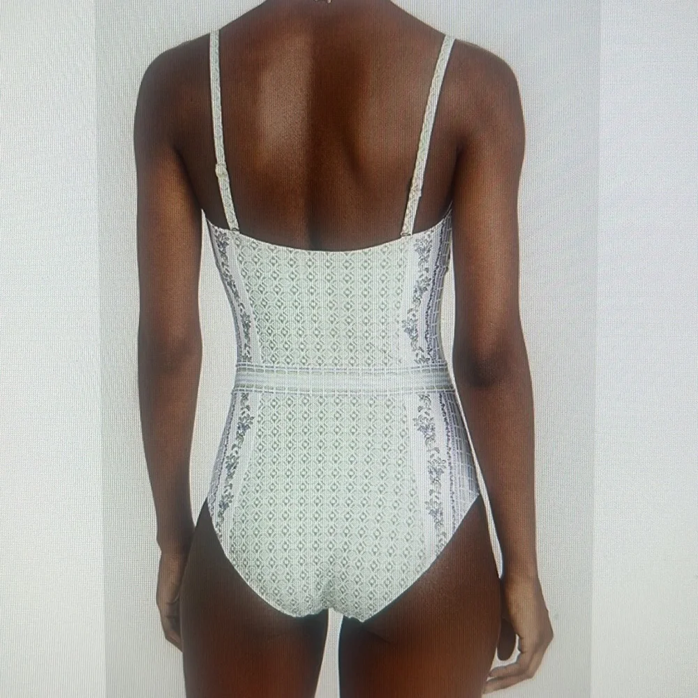 Tory Burch NWT Lipsi Swimsuit in Botanical Garden S - Picture 5 of 10